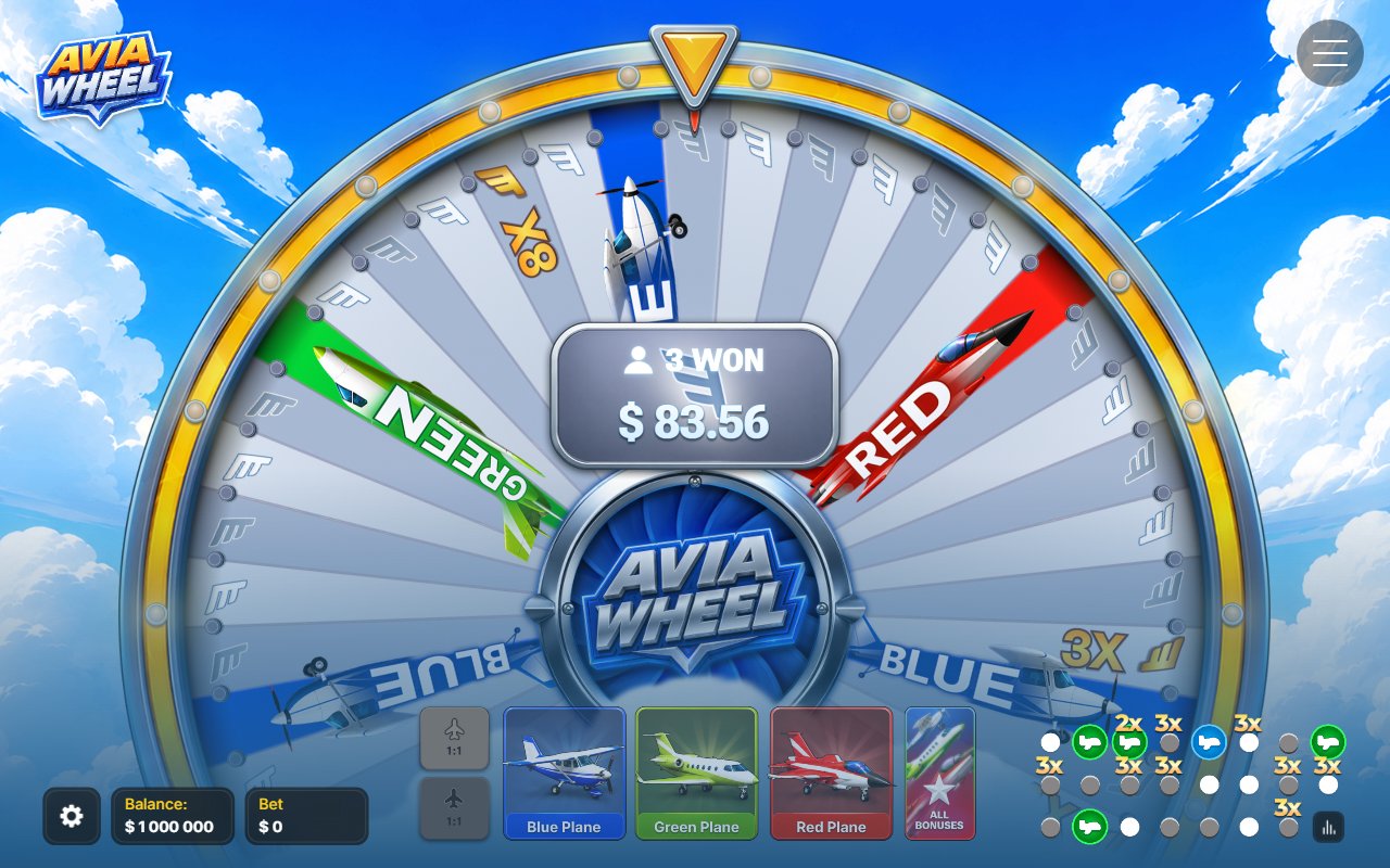 Avia Wheel kasyno rejestracja prawdziwe pieniądze – koło z mnożnikami ×8 i 3X przed losowaniem oraz licznik 3 WON